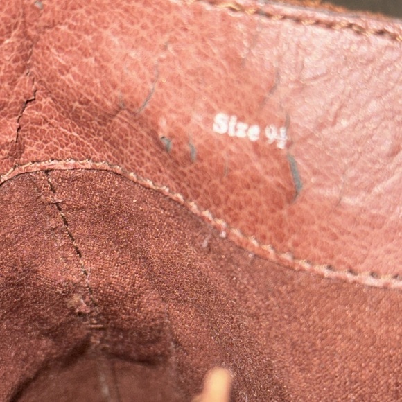 Dolce Vita Arlynn Dark Brown Leather High Heel Booties - Picture 9 of 9